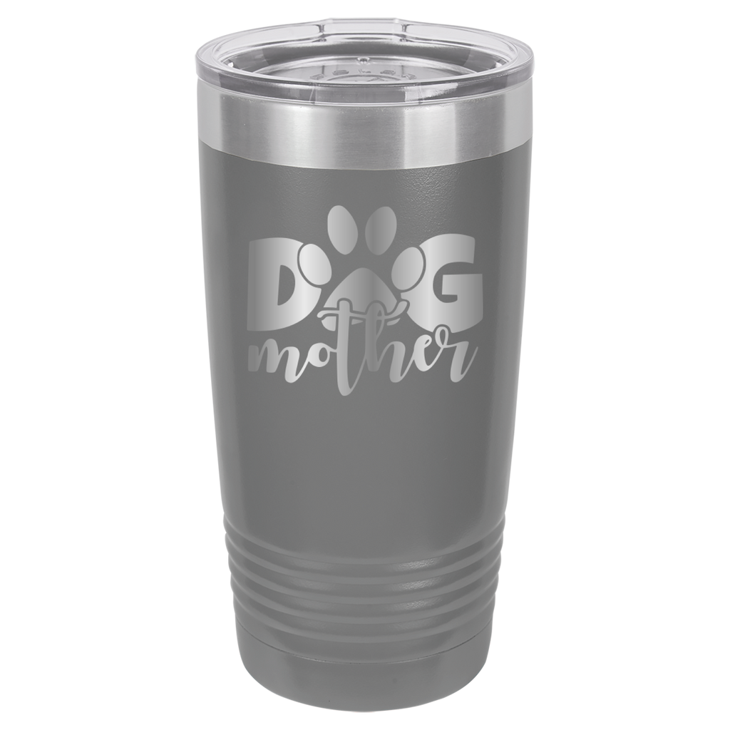 Dog Mother - 20oz Polar Camel Tumbler - Gray image