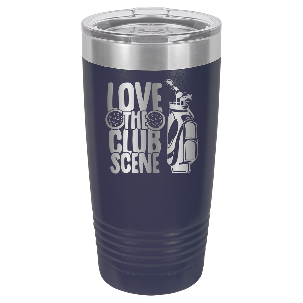 Love The Club Scene - Golf - 20oz Polar Camel Tumbler - Navy image