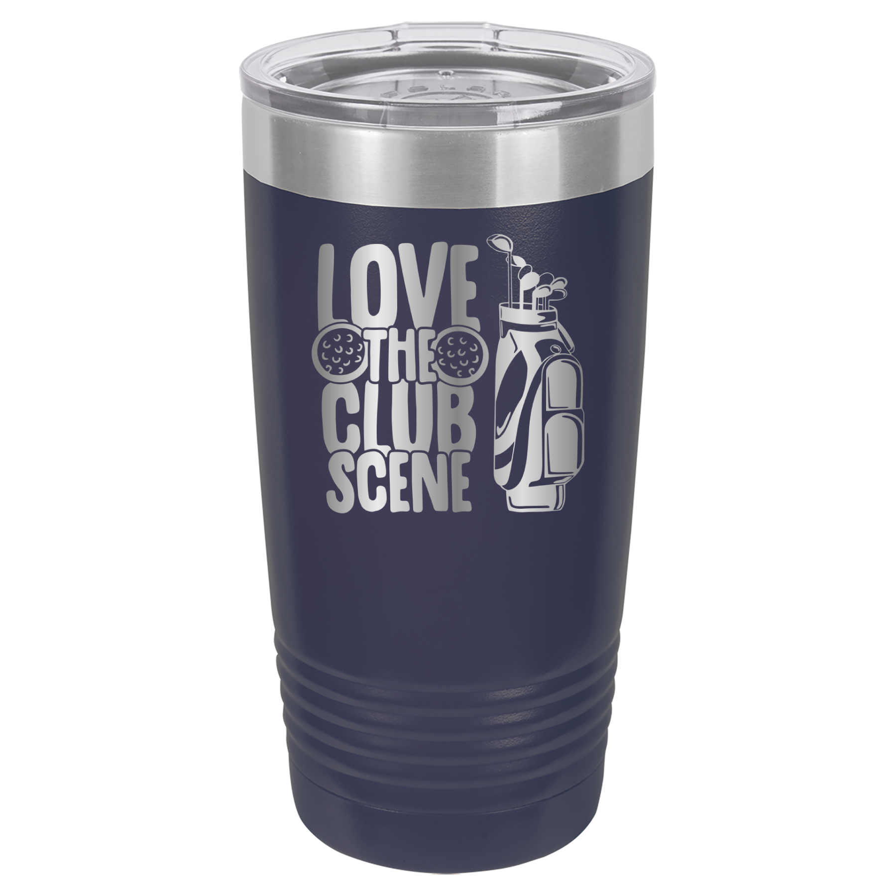Love The Club Scene - Golf - 20oz Polar Camel Tumbler - Navy image