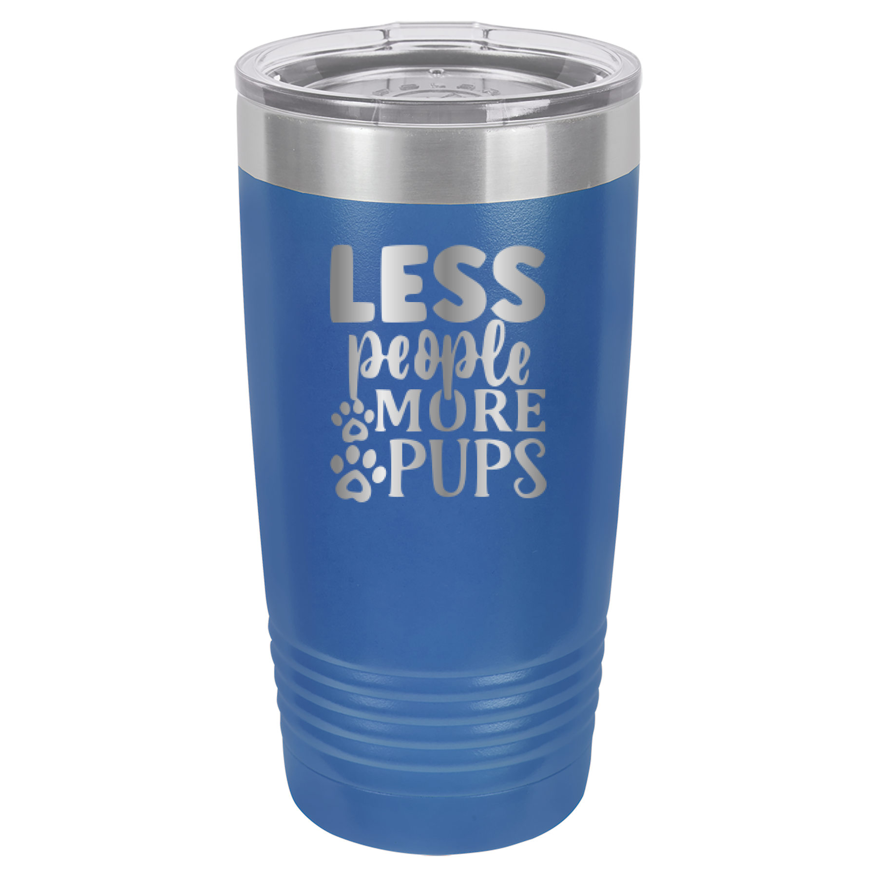 Less People More Pups - 20oz Polar Camel Tumbler image 16