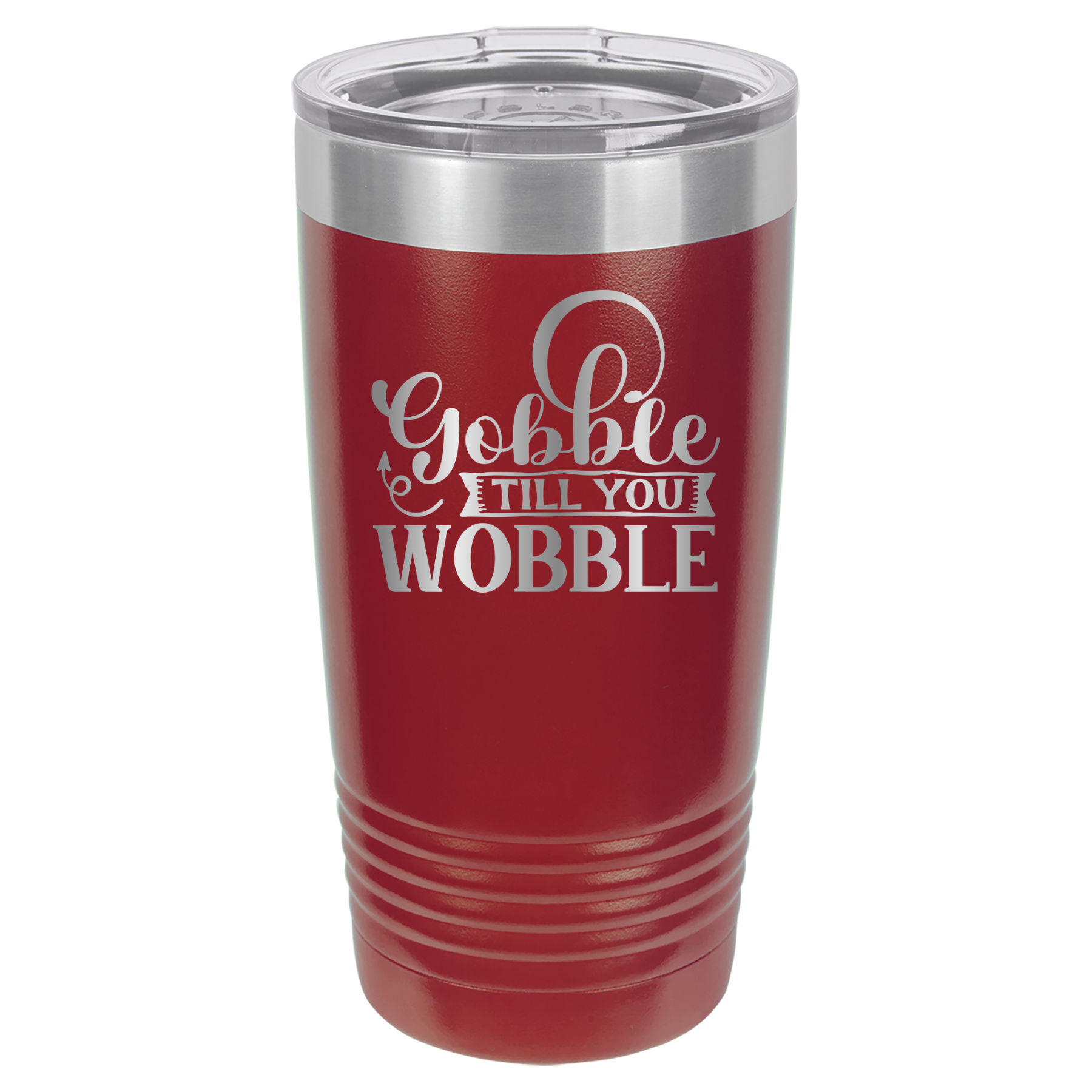 Gobble Til You Wobble - 20oz Polar Camel Tumbler image 8