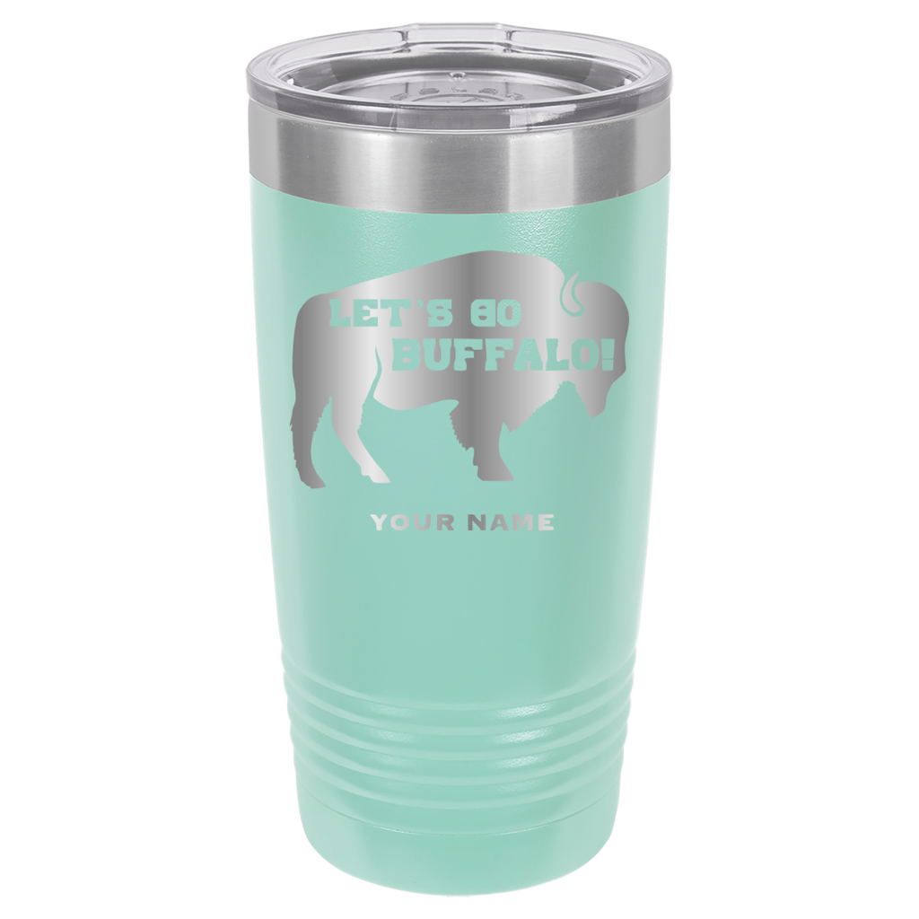 Let's Go Buffalo - 20oz Polar Camel Tumbler - Personalization Available - Buffalo Bills image 15