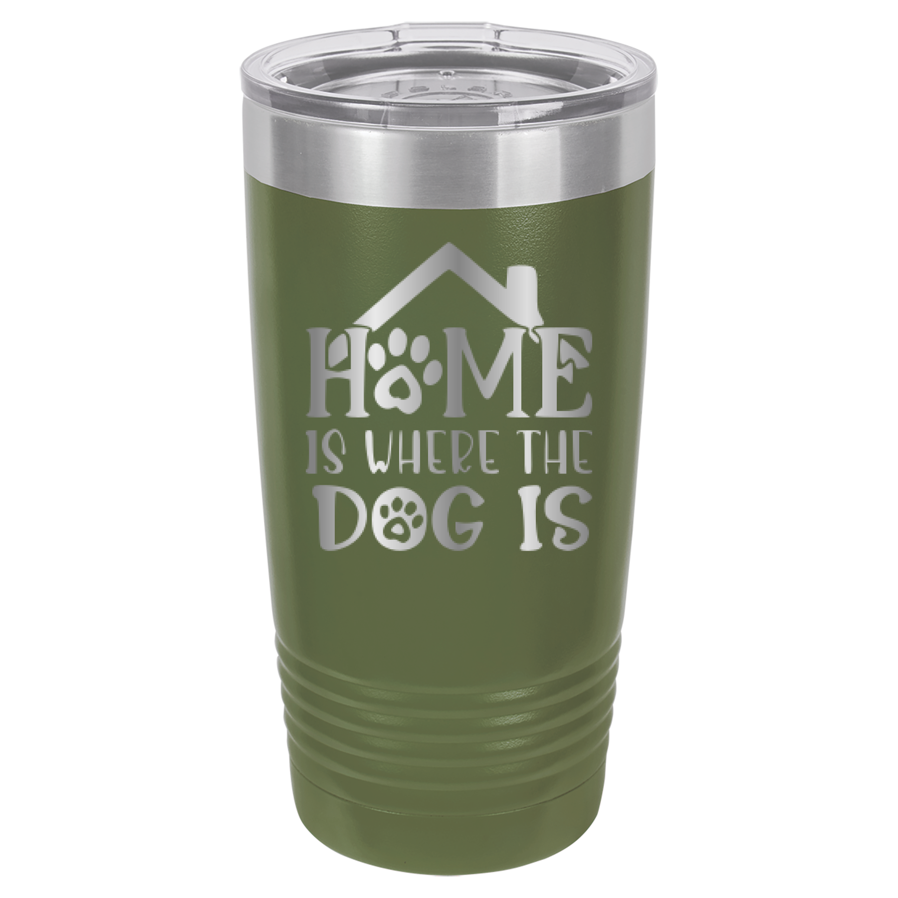 Home Is Where The Dog Is - 20oz Polar Camel Tumbler image 8
