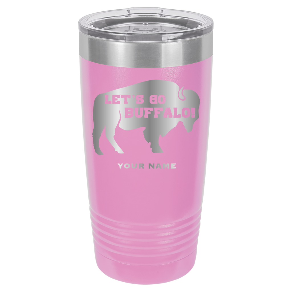 Let's Go Buffalo - 20oz Polar Camel Tumbler - Personalization Available - Buffalo Bills image 7