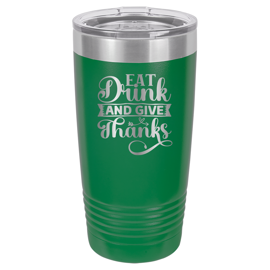 Eat, Drink, Give Thanks - 20oz Polar Camel Tumbler image 13
