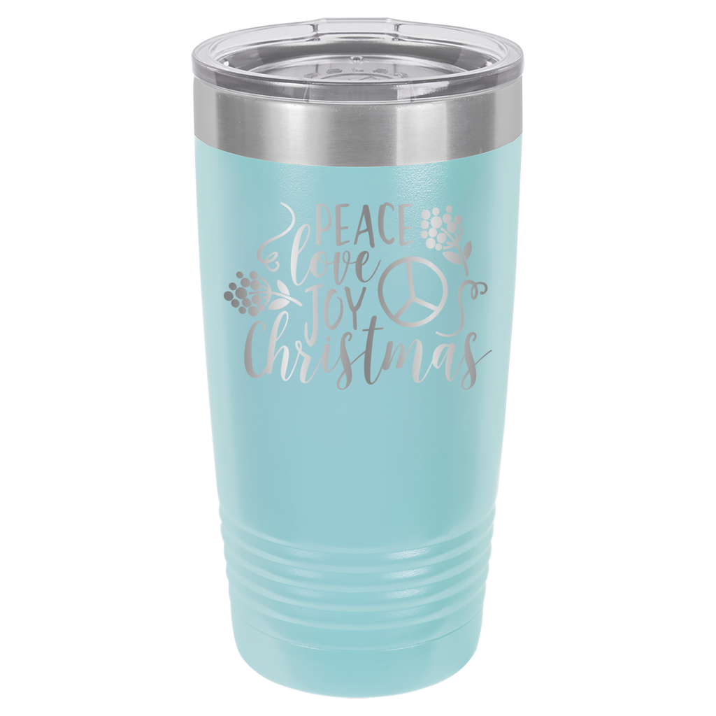 Peace Love Joy - Christmas - 20oz Polar Camel Tumbler image 6