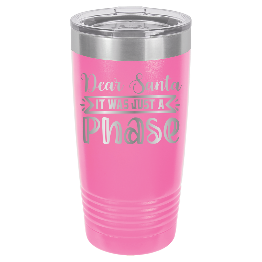 Dear Santa It Was Just A Phase - 20oz Polar Camel Tumbler image 12