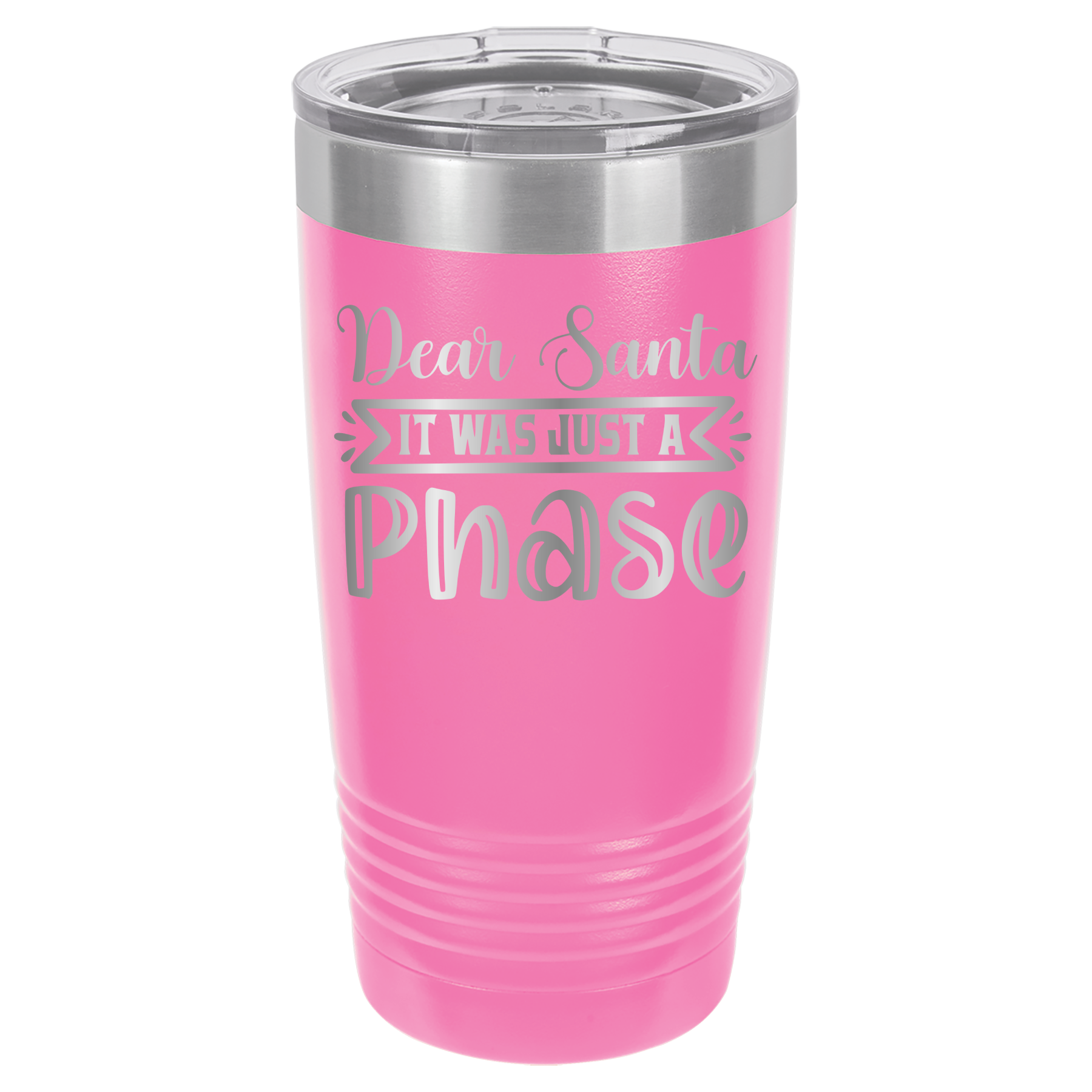 Dear Santa It Was Just A Phase - 20oz Polar Camel Tumbler image 12