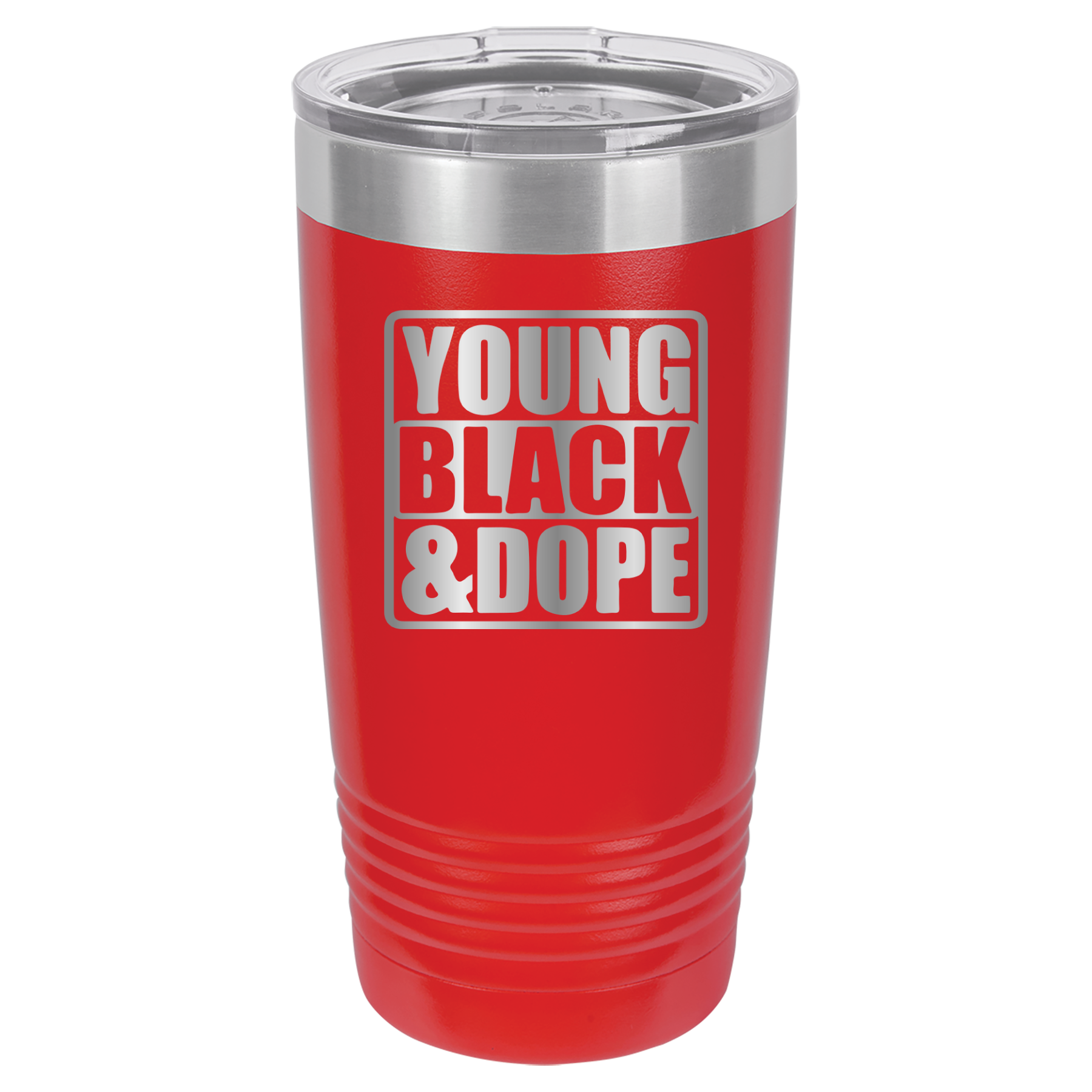Young, Black, and Dope - 20oz Polar Camel Tumbler - Red image