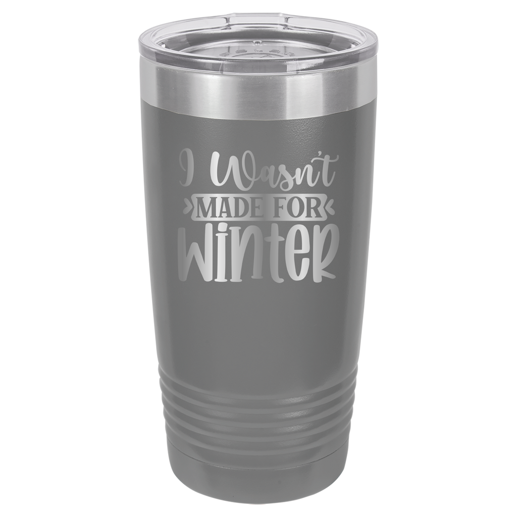I Wasn't Made For Winter - 20oz Polar Camel Tumbler image 14