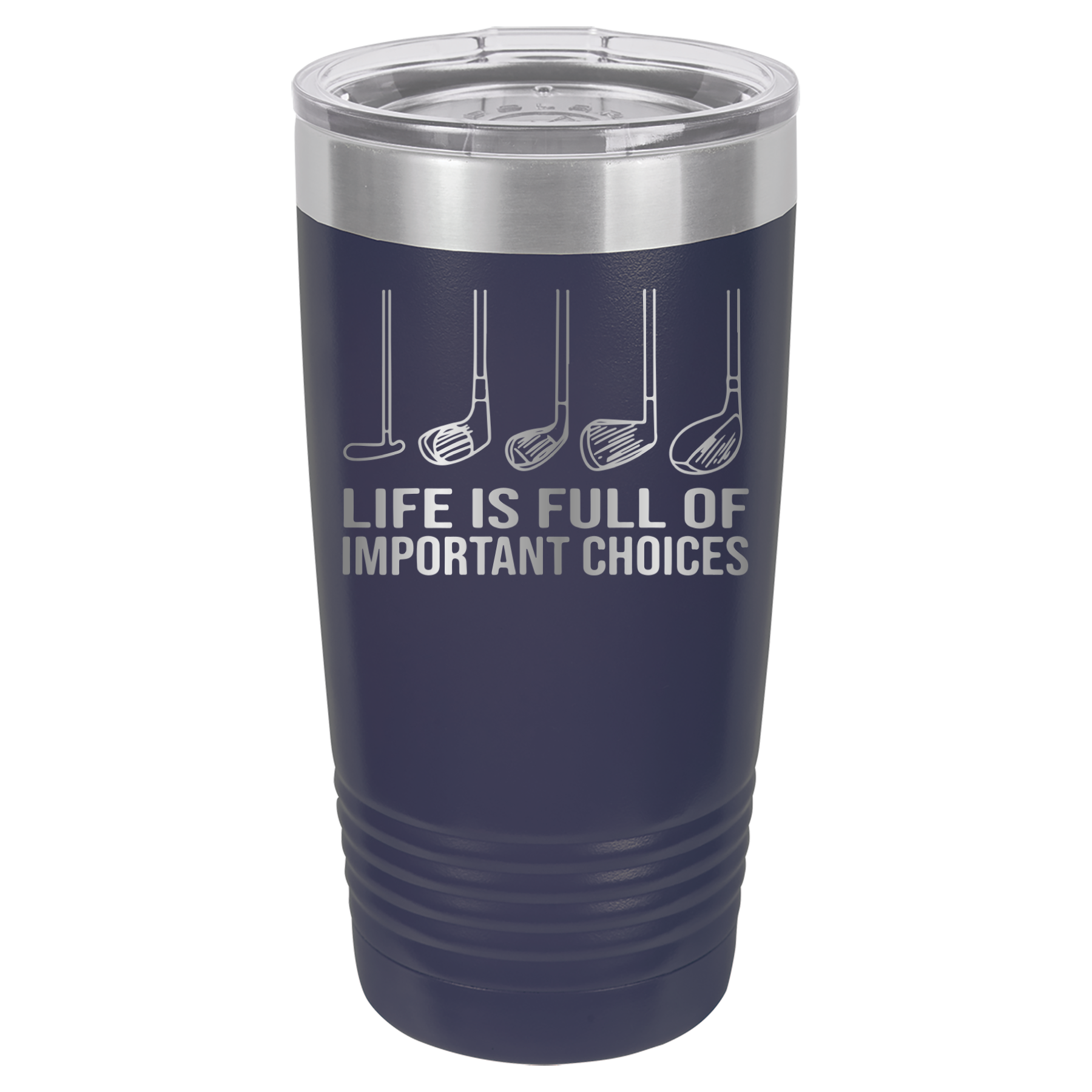 Life Is Full of Important Choices - Golf - 20oz Polar Camel Tumbler image 9