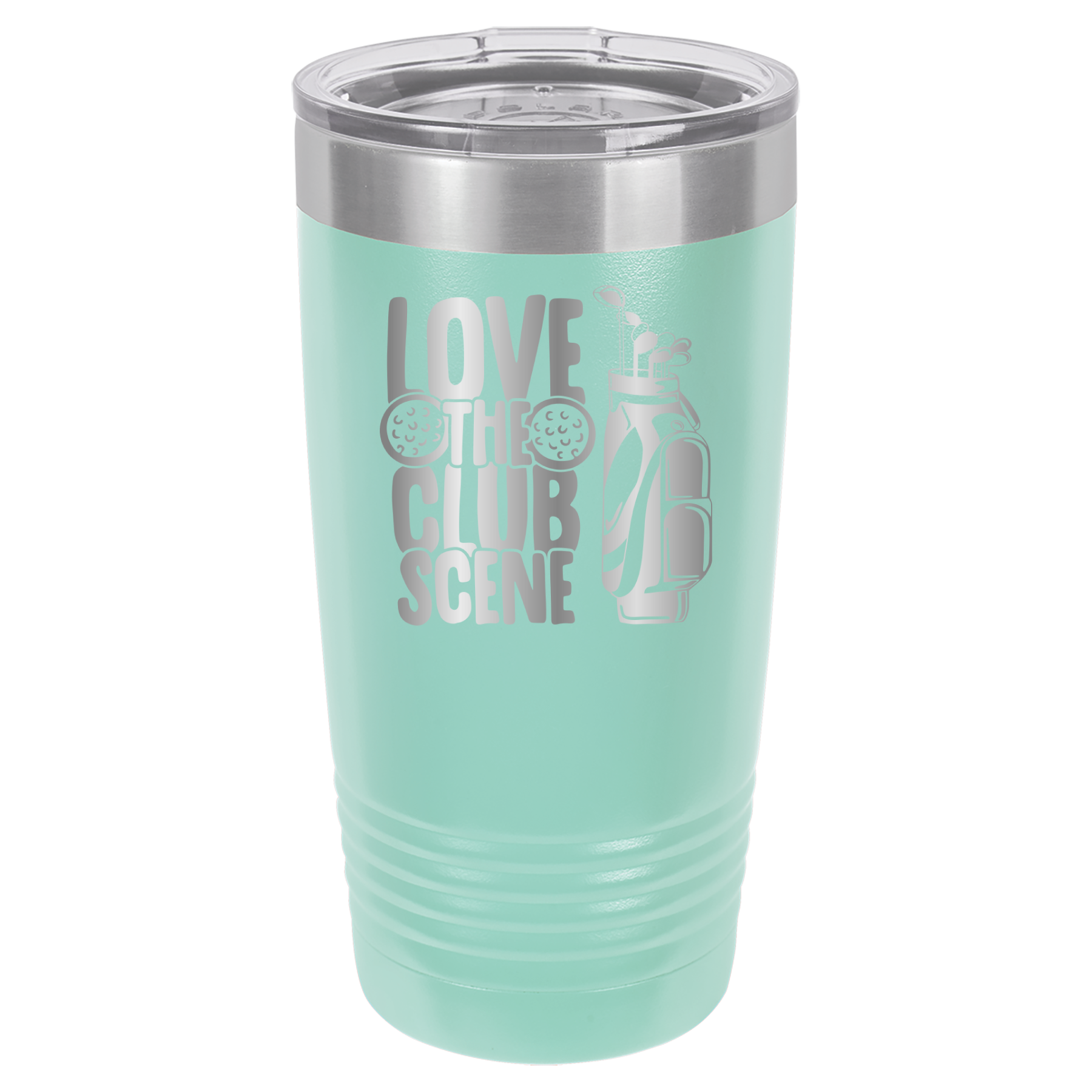 Love The Club Scene - Golf - 20oz Polar Camel Tumbler - Teal image