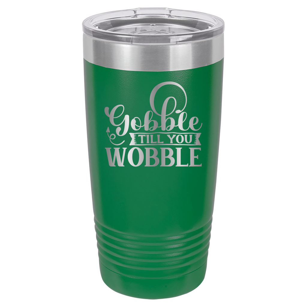 Gobble Til You Wobble - 20oz Polar Camel Tumbler image 5