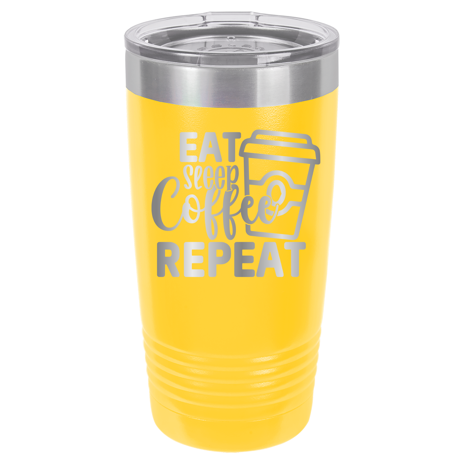 Eat, Sleep, Coffee, Repeat - 20oz Polar Camel Tumbler - For Coffee Lovers! image 0