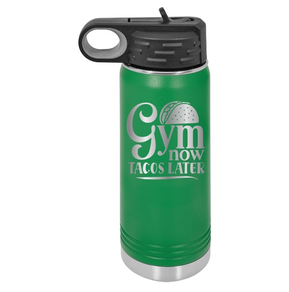 Gym Now, Tacos Later - 20oz Polar Camel Tumbler - Sip in Style! image 5
