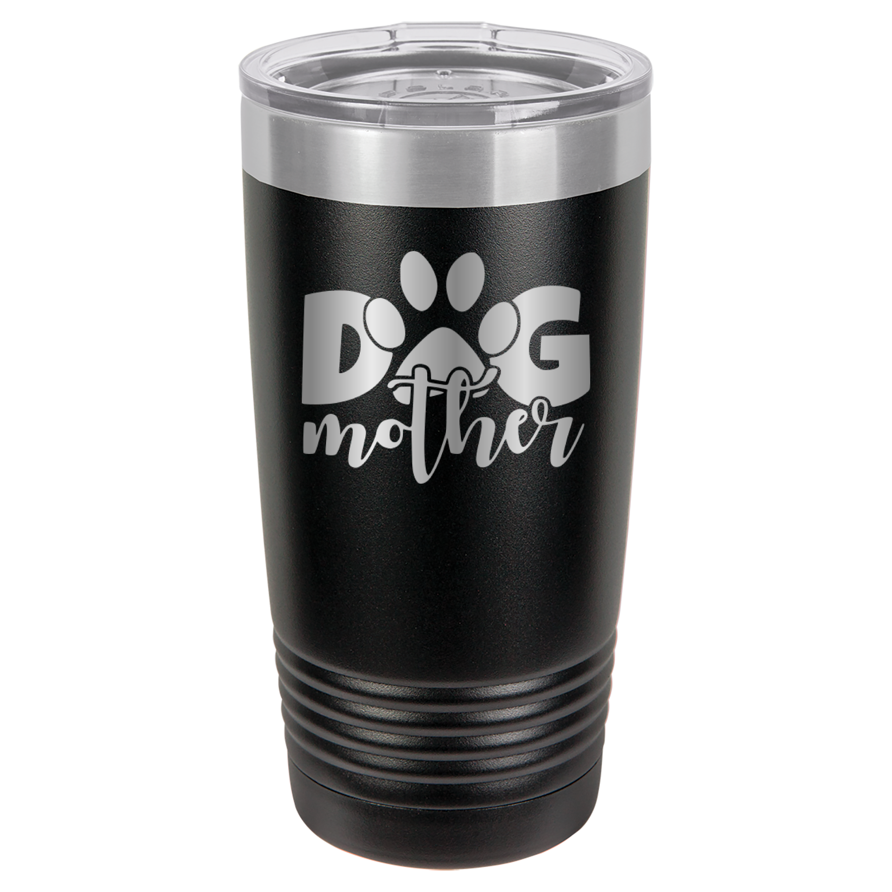 Dog Mother - 20oz Polar Camel Tumbler - Black image