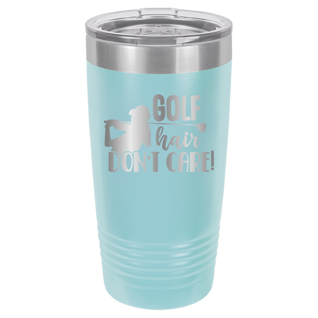 Golf Hair, Don't Care - 20oz Polar Camel Tumbler image 6