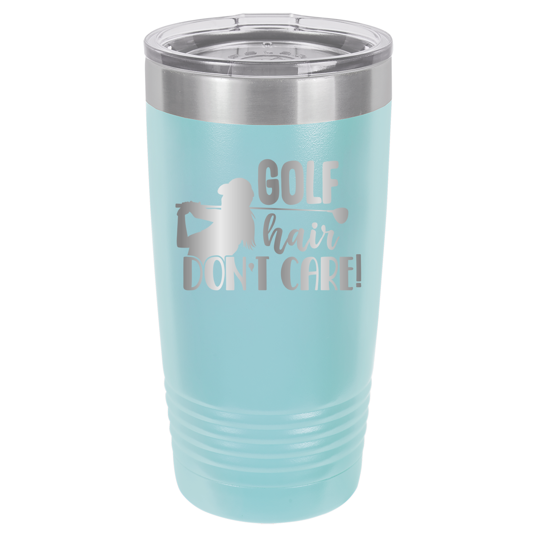 Golf Hair, Don't Care - 20oz Polar Camel Tumbler image 6