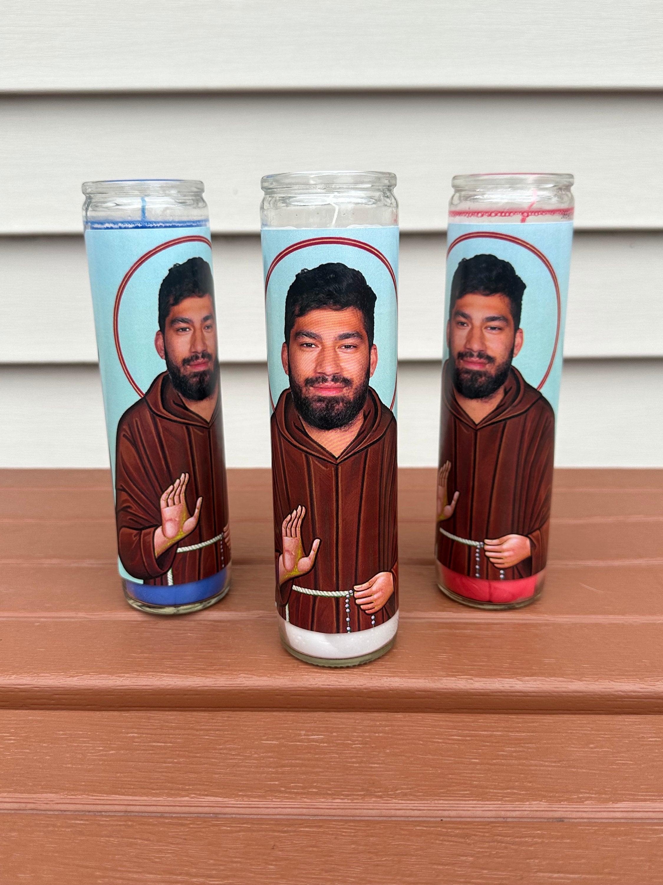 A.J. Epenesa - Buffalo Bills Prayer Candle