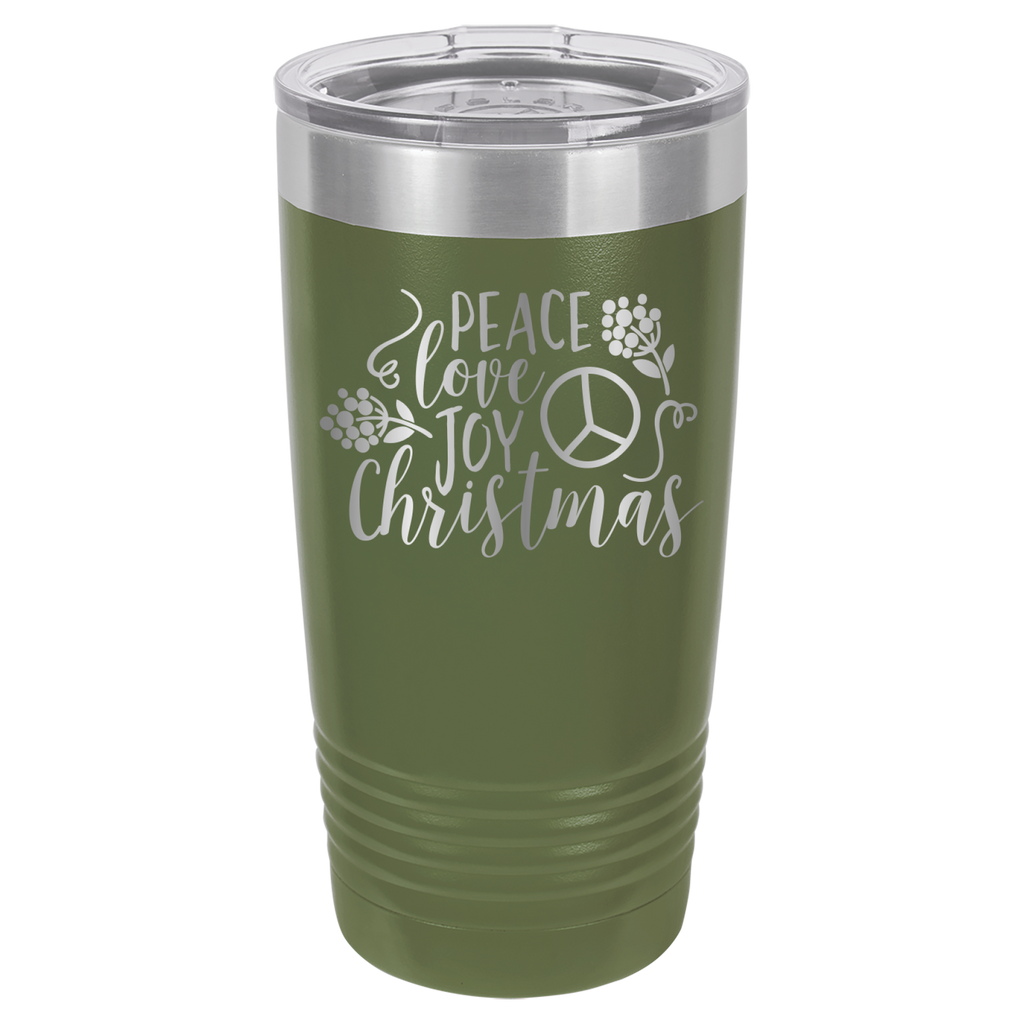 Peace Love Joy - Christmas - 20oz Polar Camel Tumbler image 10