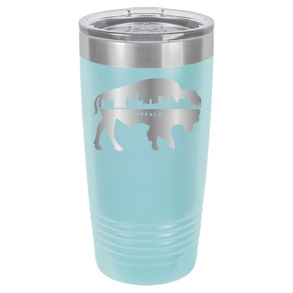 City of Buffalo NY Skyline 20oz Polar Camel Tumbler image 6