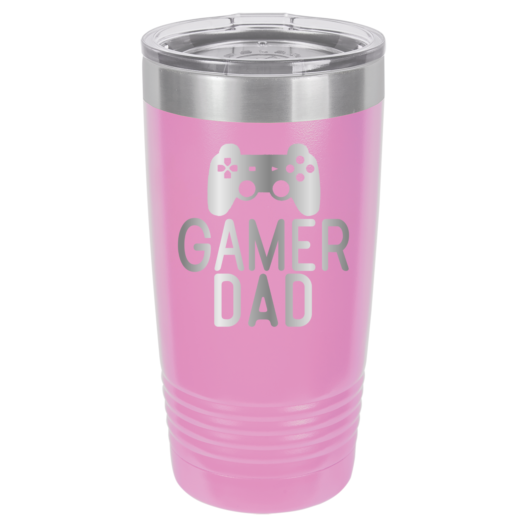 Gamer Dad - 20oz Polar Camel Tumbler - Light Purple image