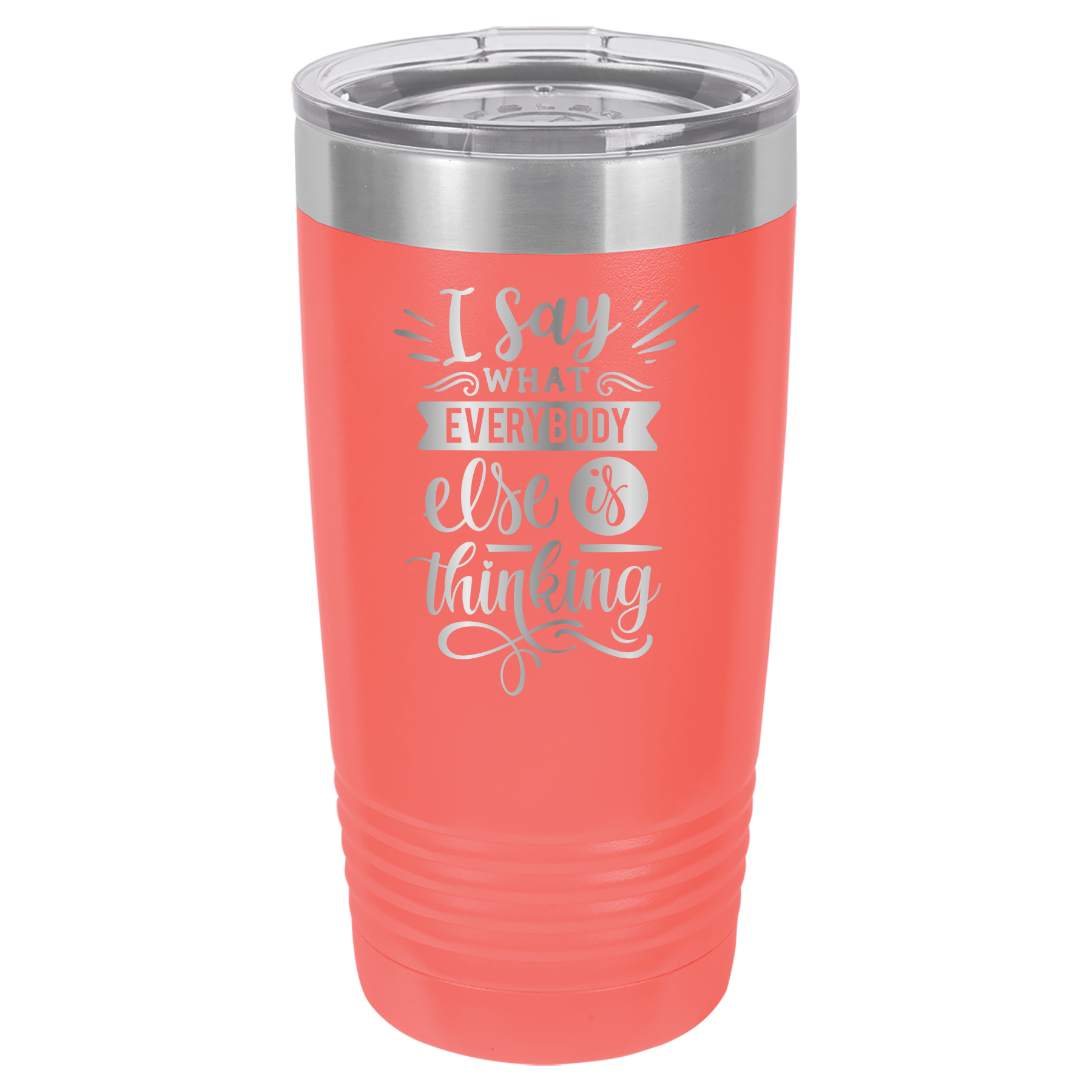 I Say What Everyone Else Is Thinking - 20oz Polar Camel Tumbler image 15
