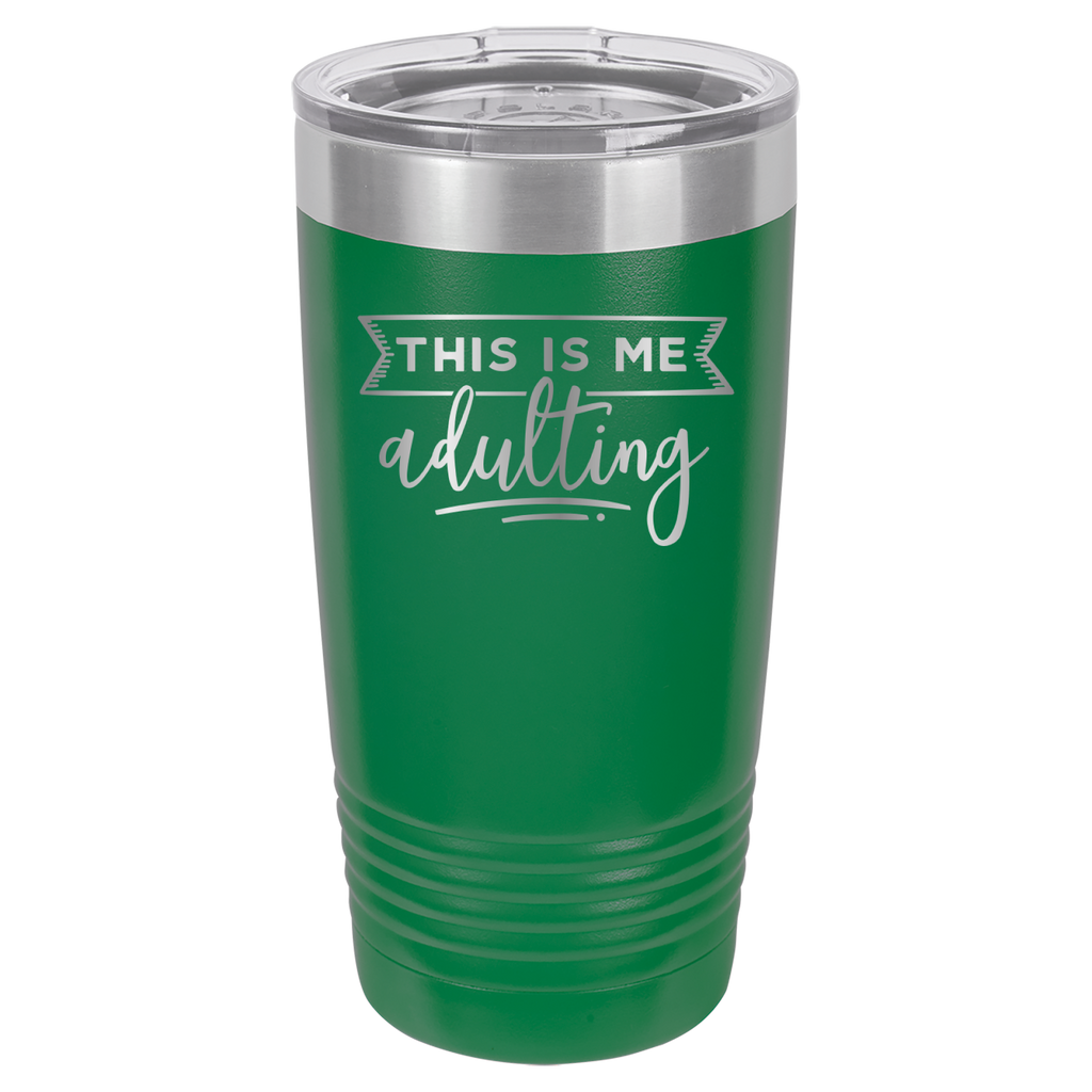 This Is Me Adulting - 20oz Polar Camel Tumbler image 0