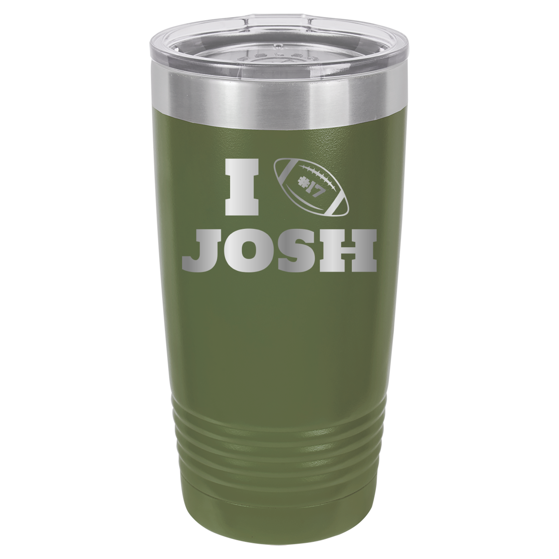 I Heart Josh - Josh Allen - 20oz Polar Camel Tumbler Buffalo Bills image 8