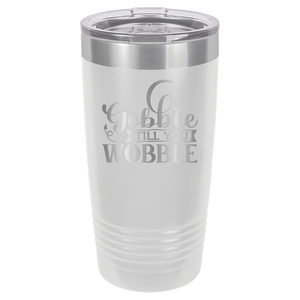 Gobble Til You Wobble - 20oz Polar Camel Tumbler image 16
