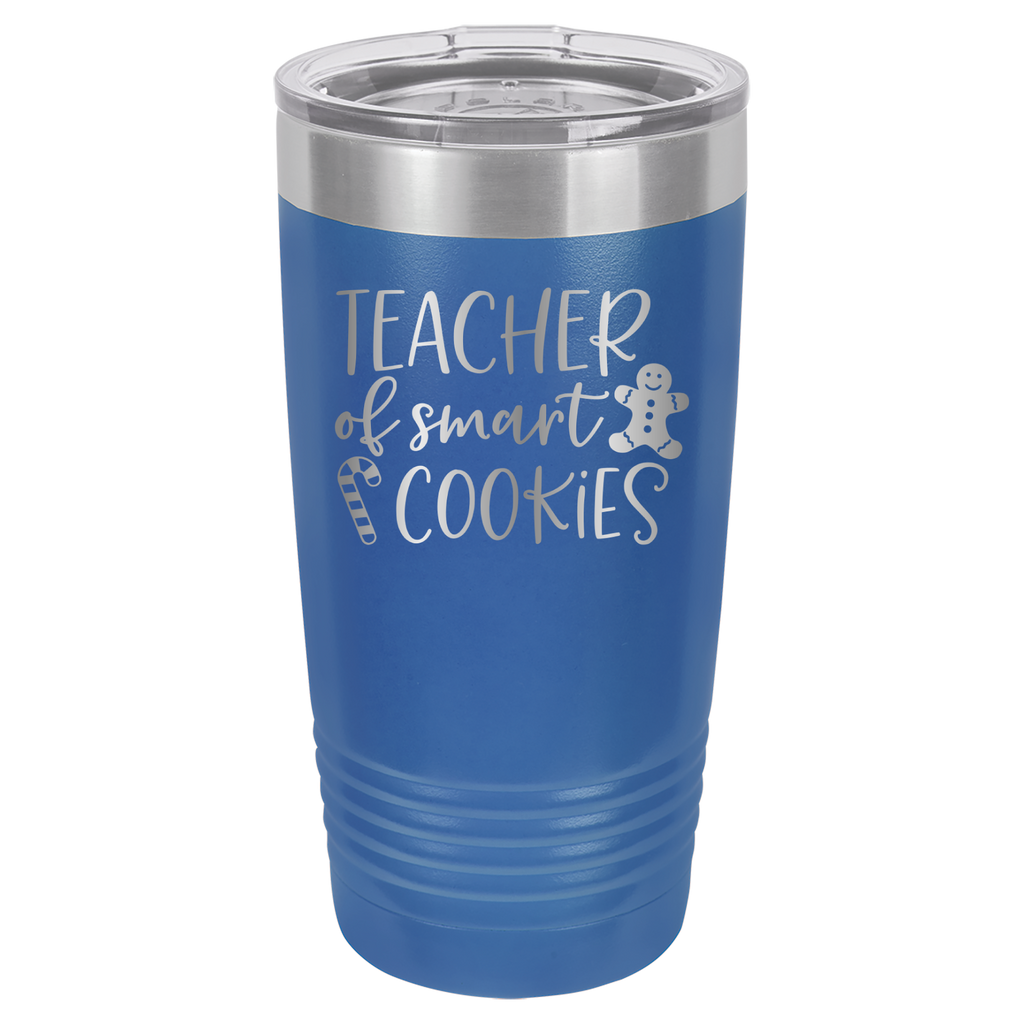 Teacher Of Smart Cookies - 20oz Polar Camel Tumbler - Royal Blue image