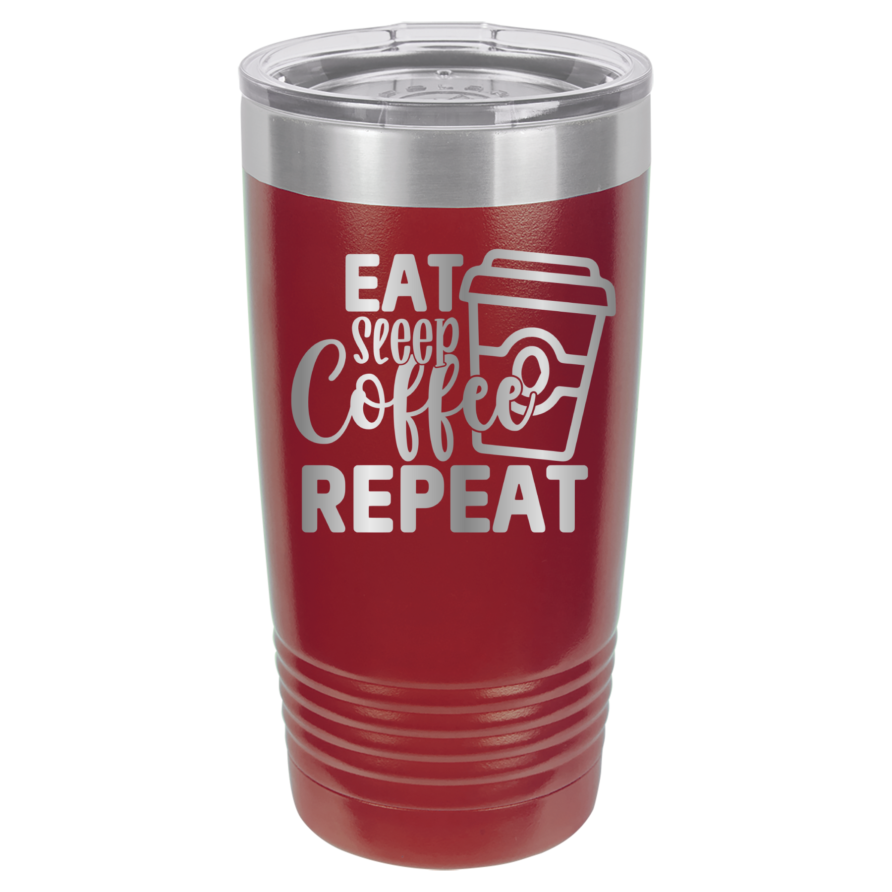Eat, Sleep, Coffee, Repeat - 20oz Polar Camel Tumbler - For Coffee Lovers! image 10