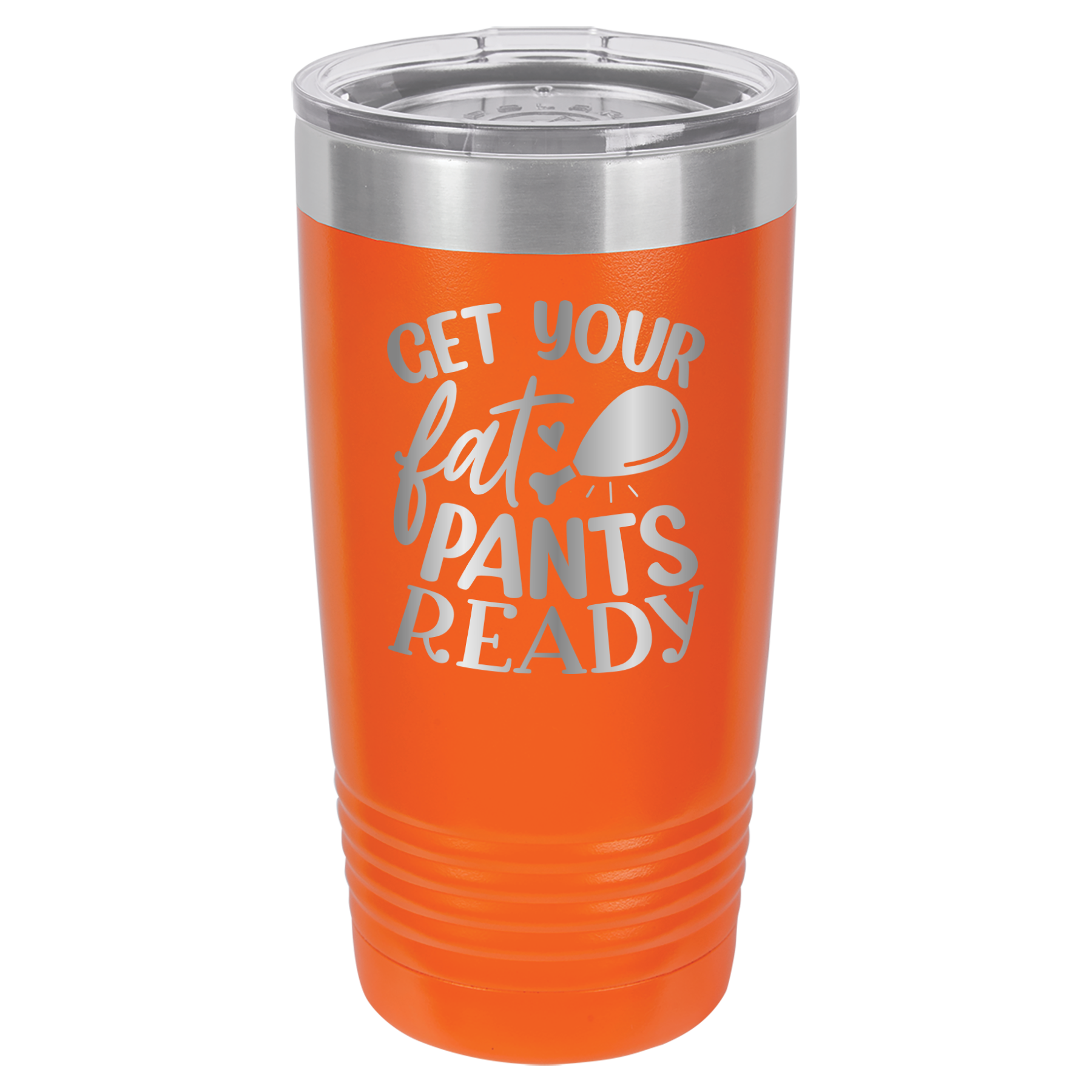 Get Your Fat Pants Ready - 20oz Polar Camel Tumbler - Orange image