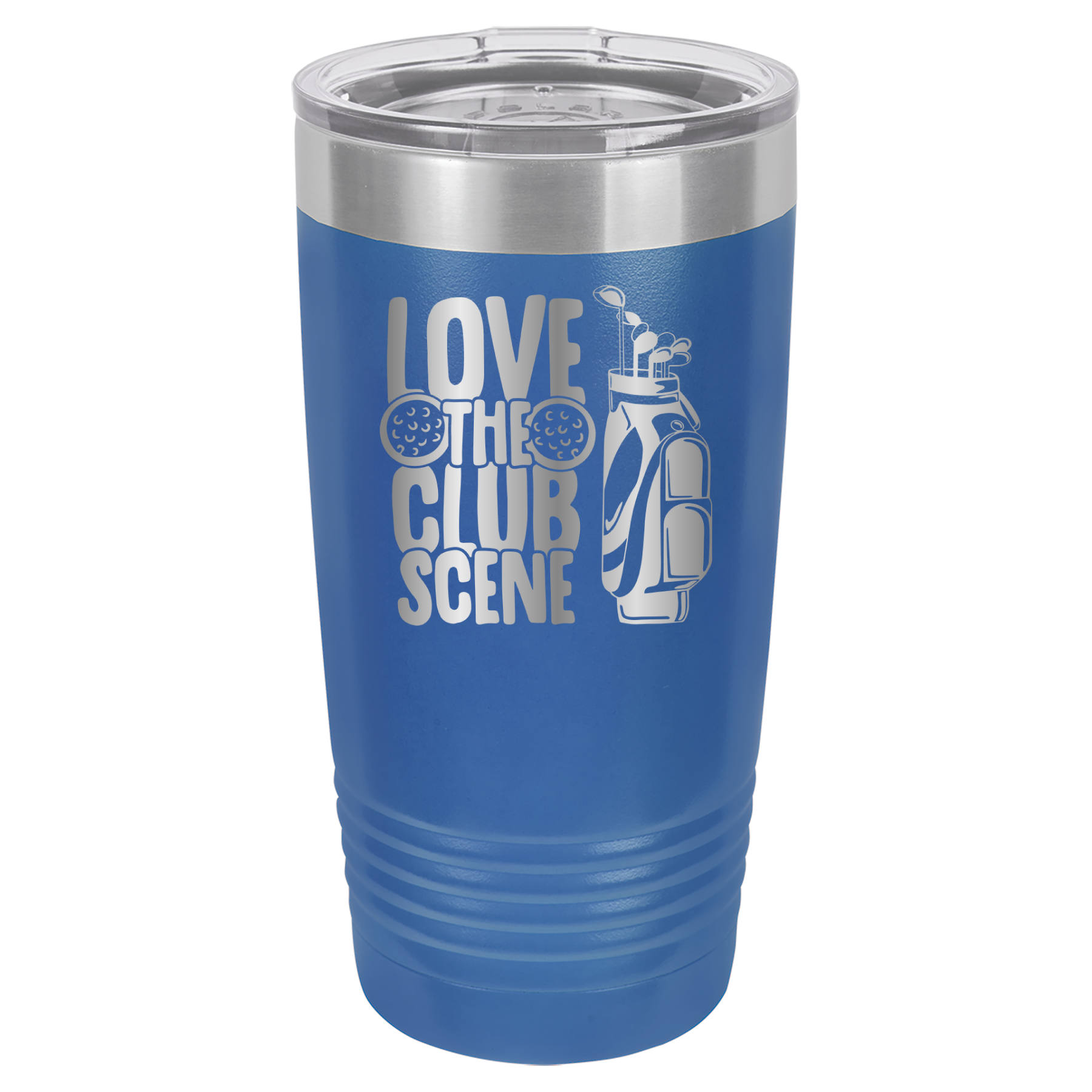 Love The Club Scene - Golf - 20oz Polar Camel Tumbler - Royal Blue image