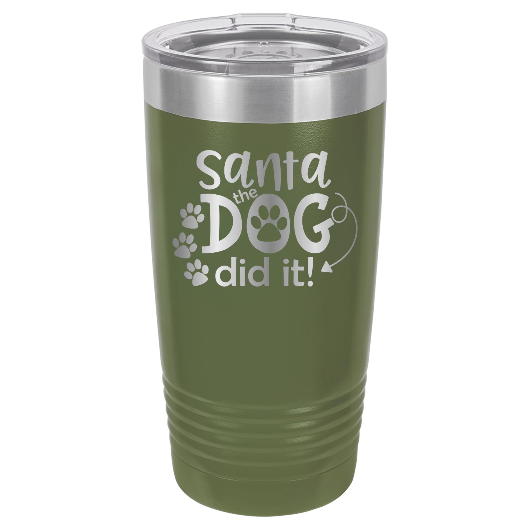 Santa, The Dog Did It - 20oz Polar Camel Tumbler image 7