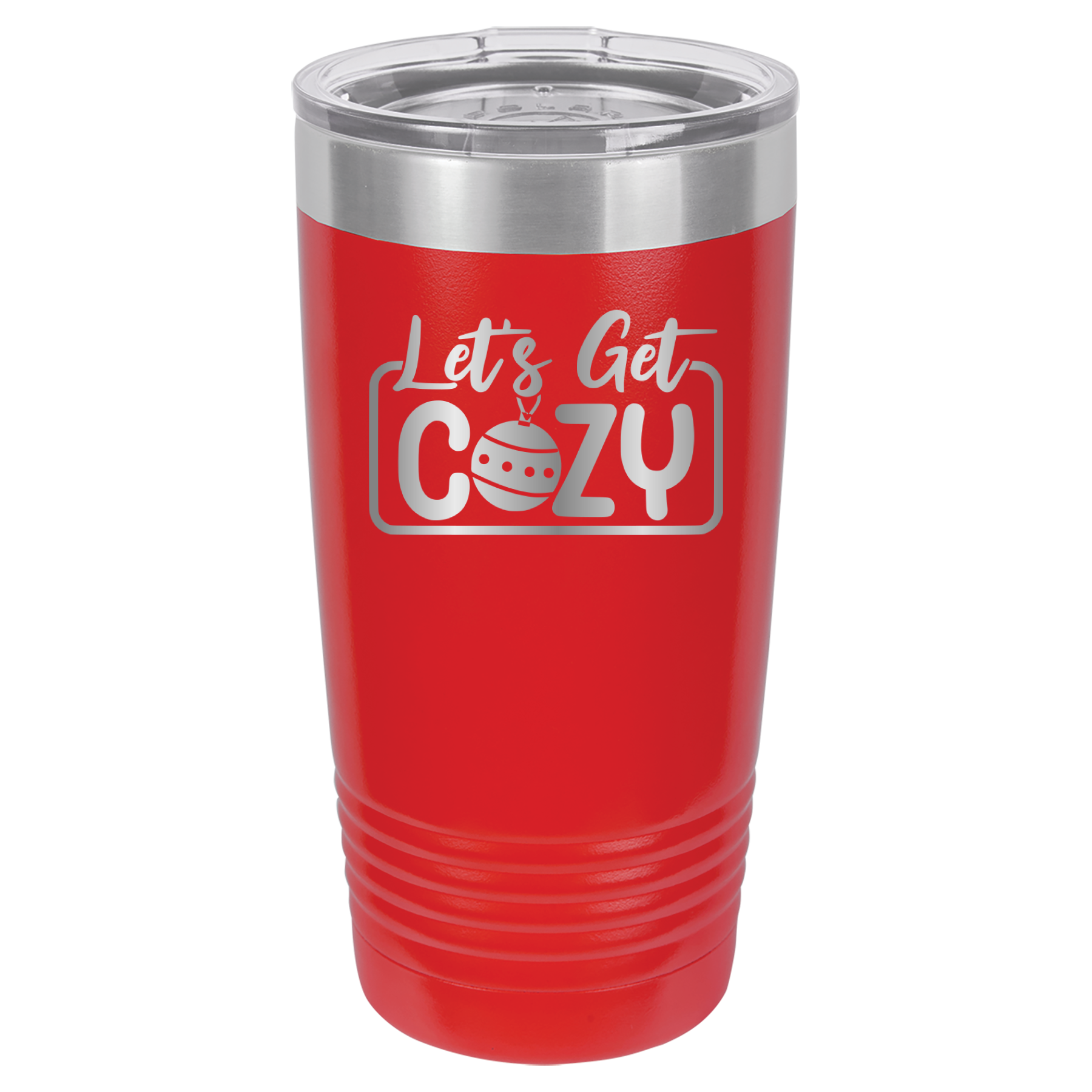 Let's Get Cozy - 20oz Polar Camel Tumbler - Red image