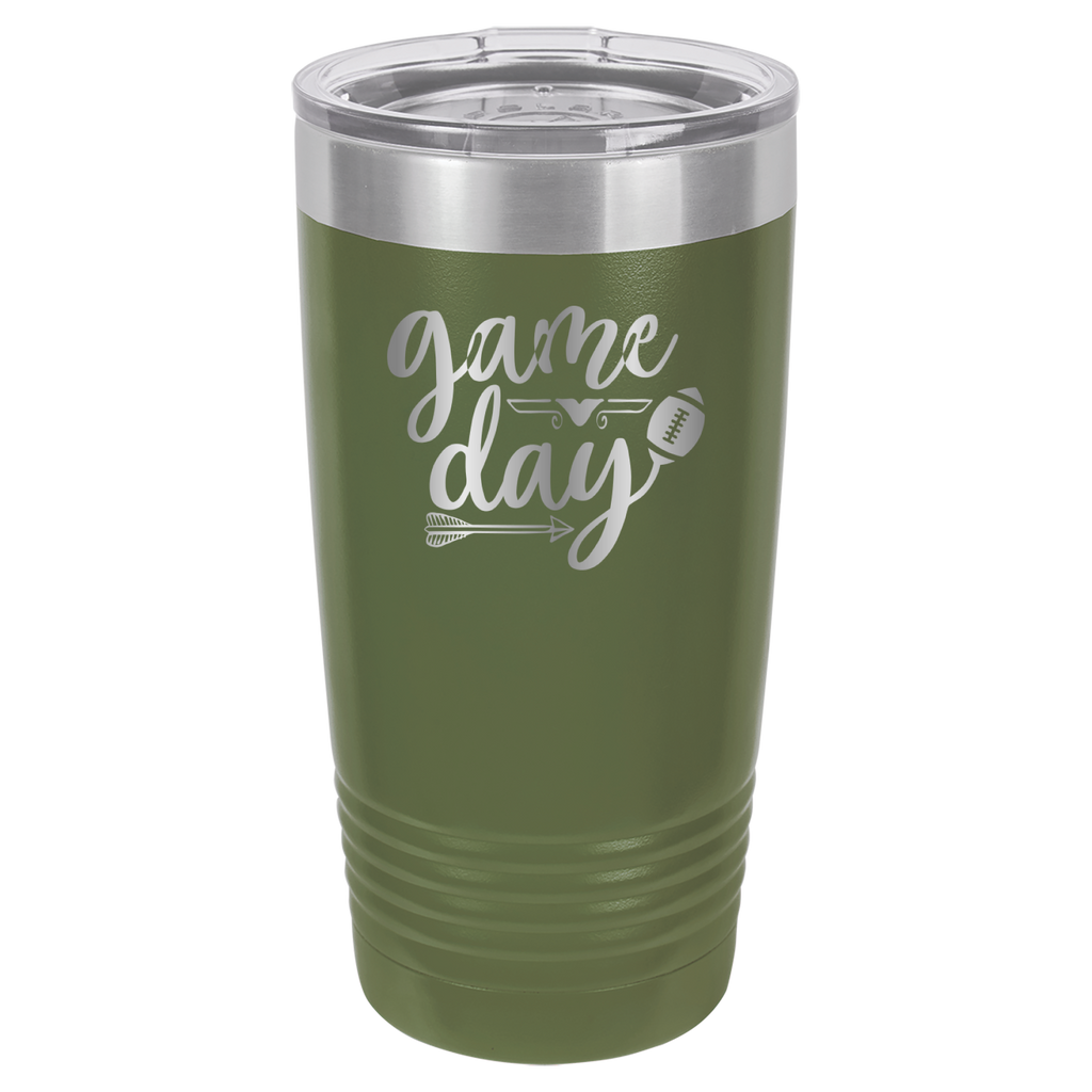 Game Day - Football - 20oz Polar Camel Tumbler image 0