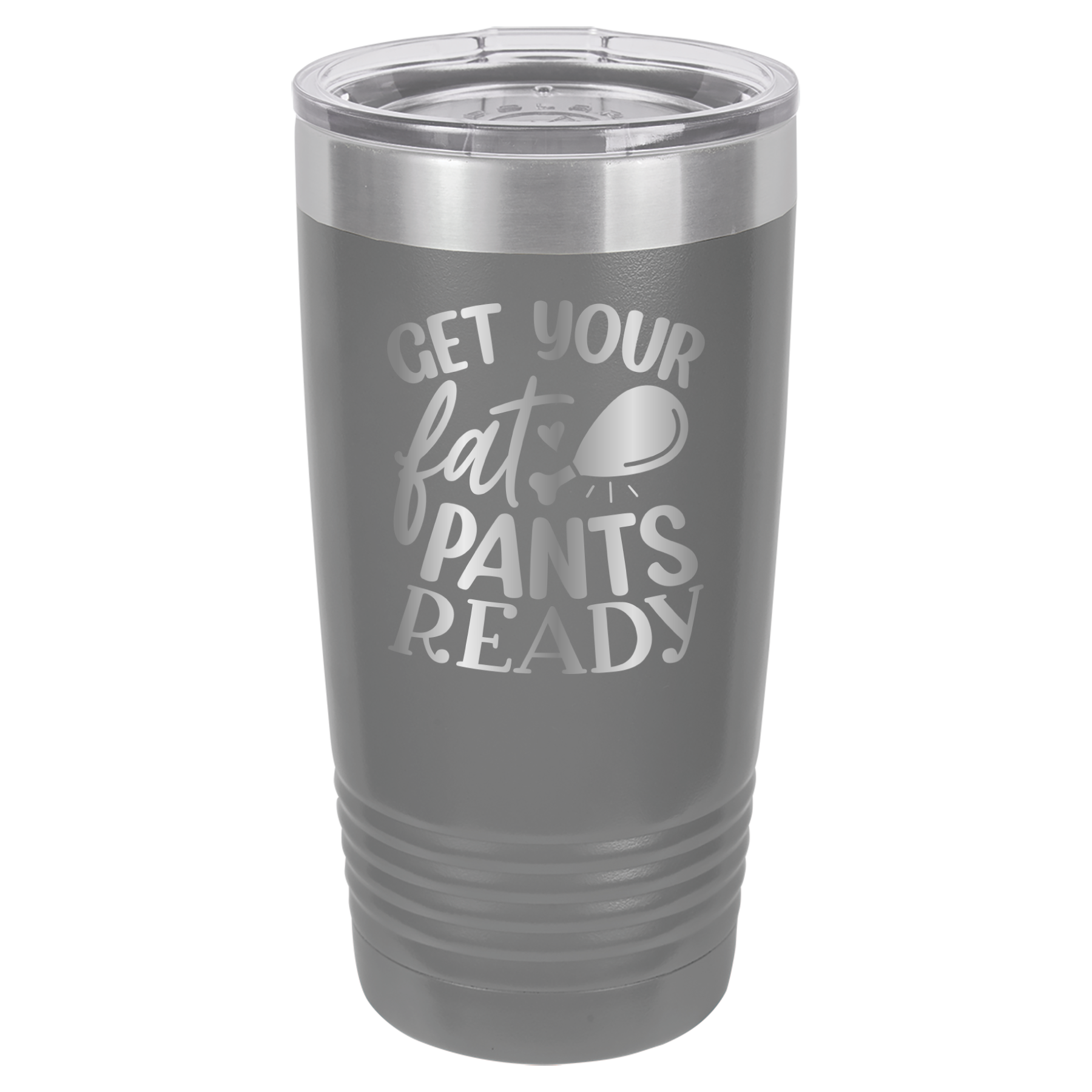Get Your Fat Pants Ready - 20oz Polar Camel Tumbler - Gray image