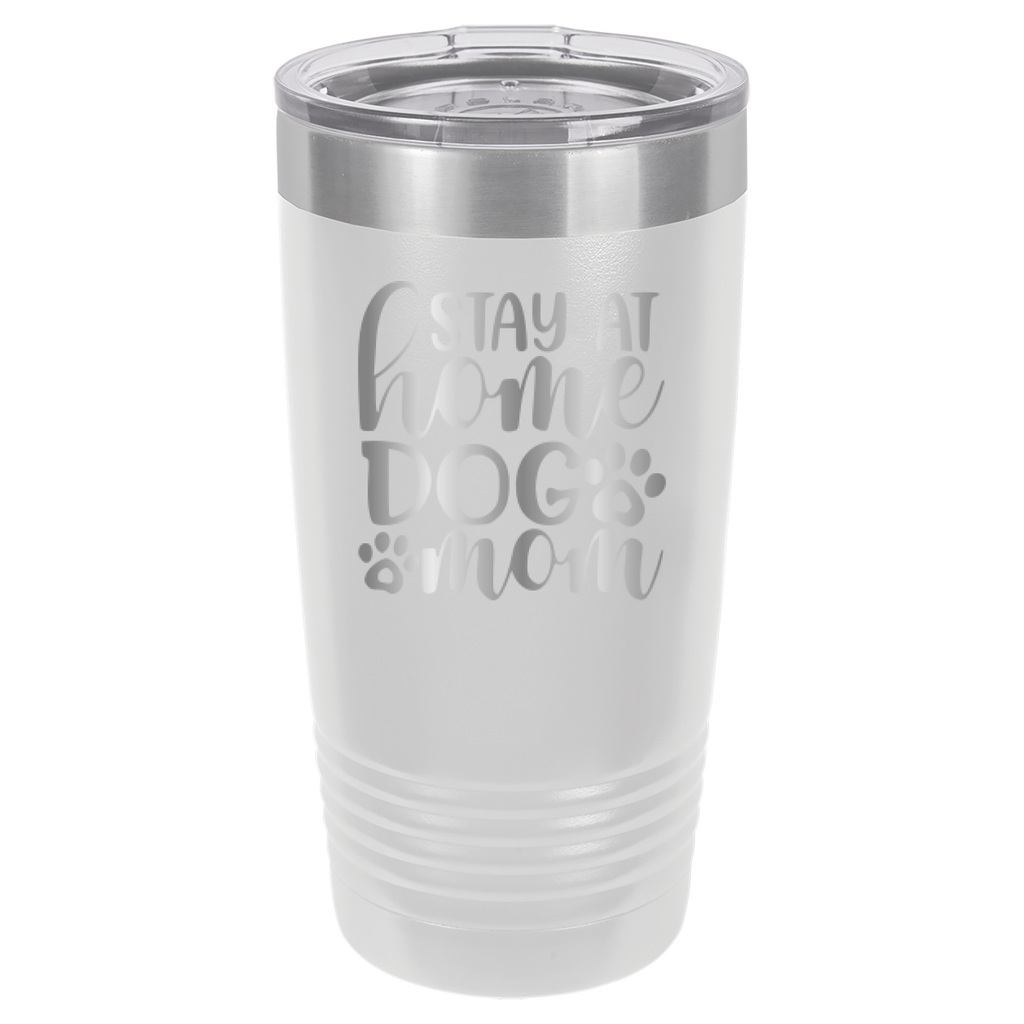 Stay At Home Dog Mom - 20oz Polar Camel Tumbler - White image