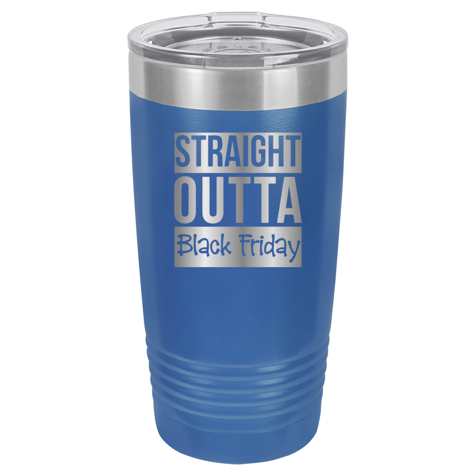 Straight Outta Black Friday - 20oz Polar Camel Tumbler - Royal Blue image