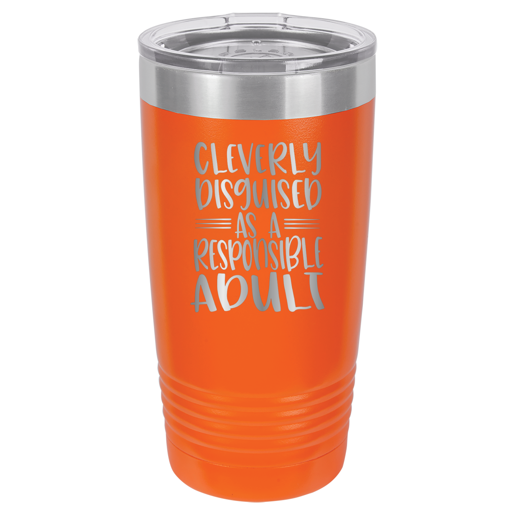Cleverly Disguised As A Responsible Adult - 20oz Polar Camel Tumbler image 8