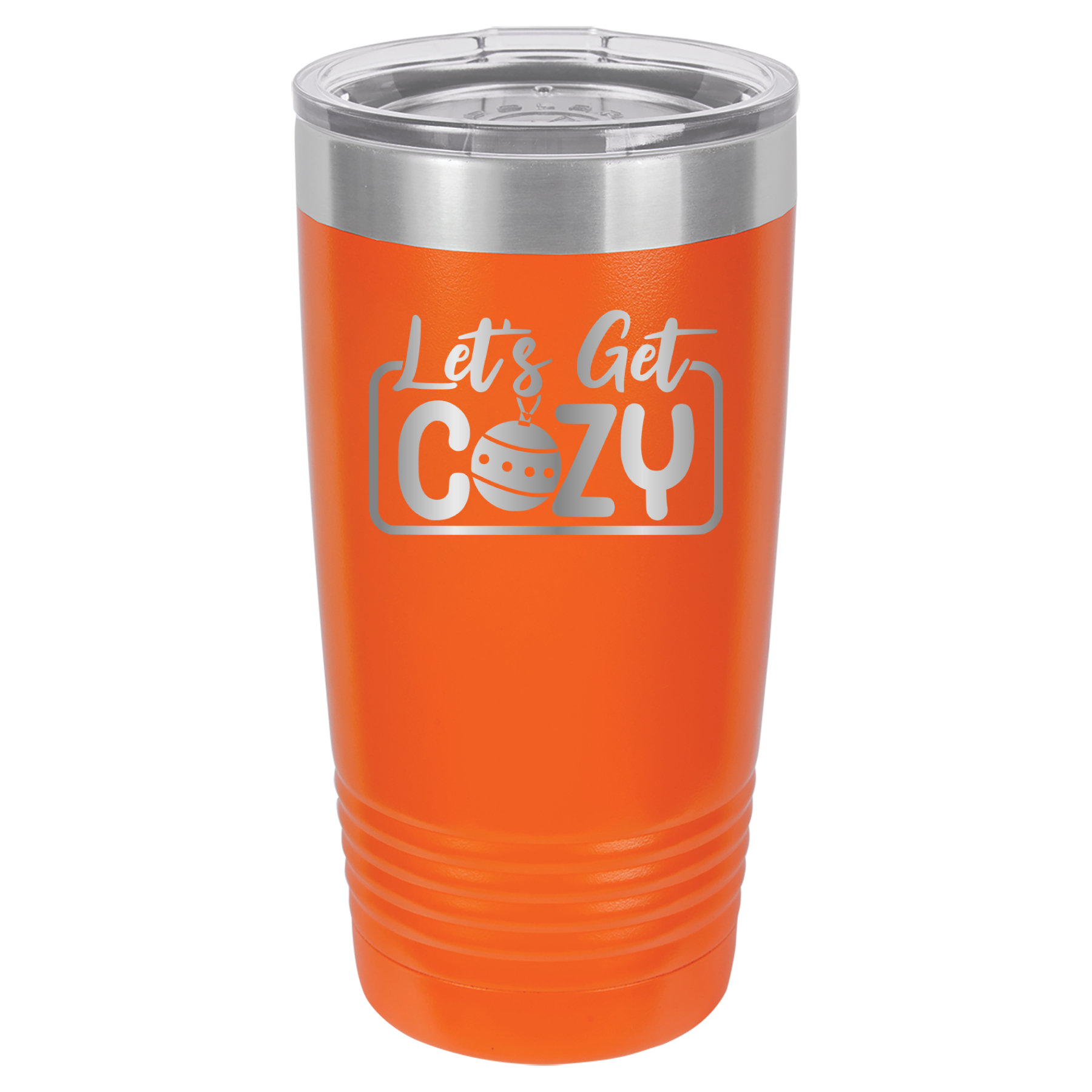 Let's Get Cozy - 20oz Polar Camel Tumbler - Orange image