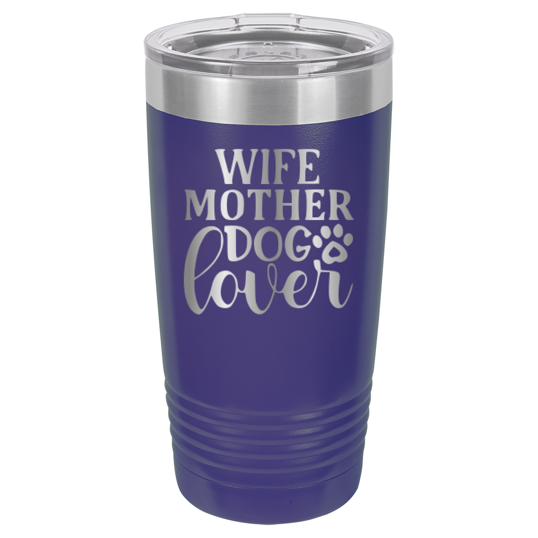 Wife, Mother, Dog Lover - 20oz Polar Camel Tumbler image 5