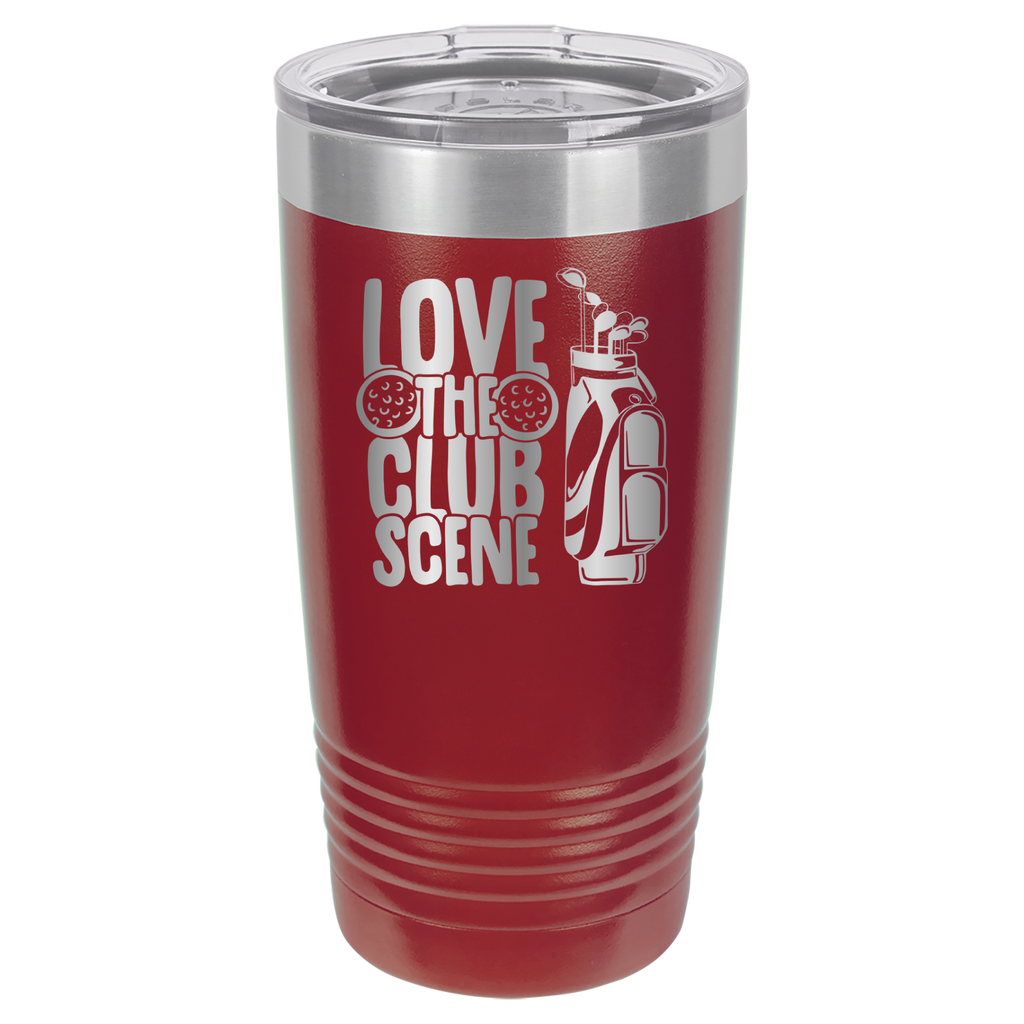Love The Club Scene - Golf - 20oz Polar Camel Tumbler image 0