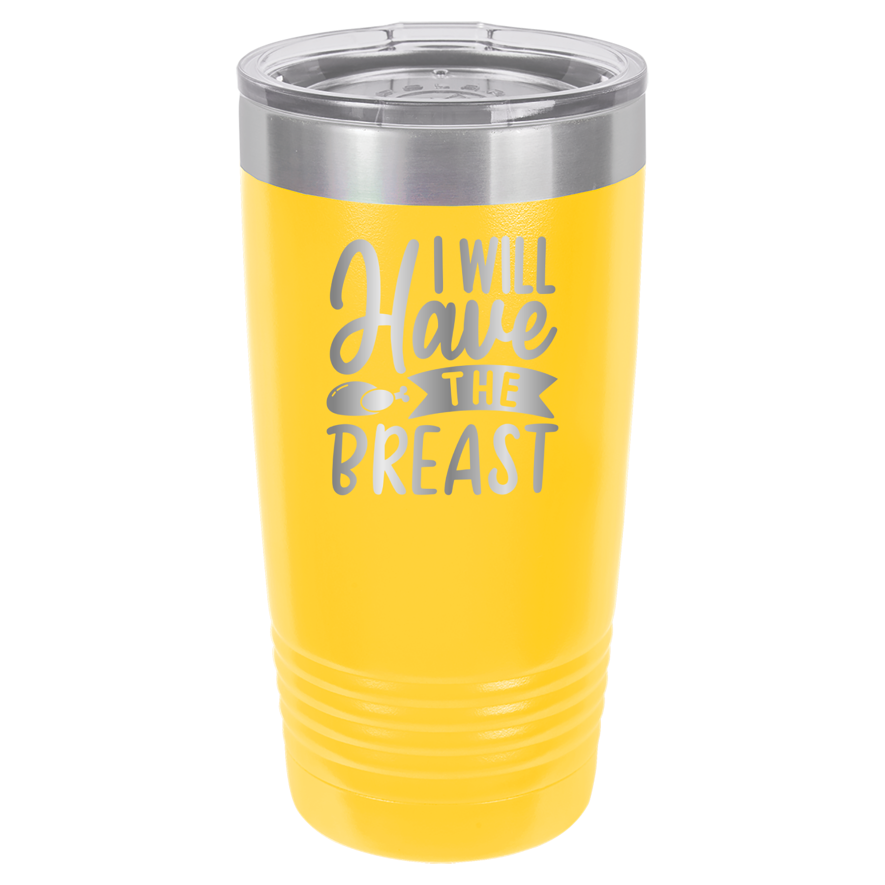 I Will Have The Breast - 20oz Polar Camel Tumbler - Yellow image