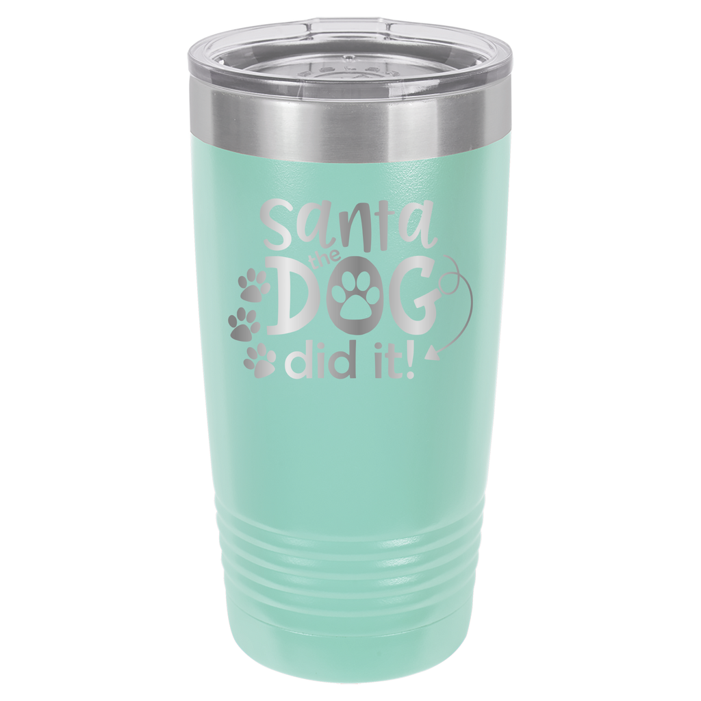 Santa, The Dog Did It - 20oz Polar Camel Tumbler image 3