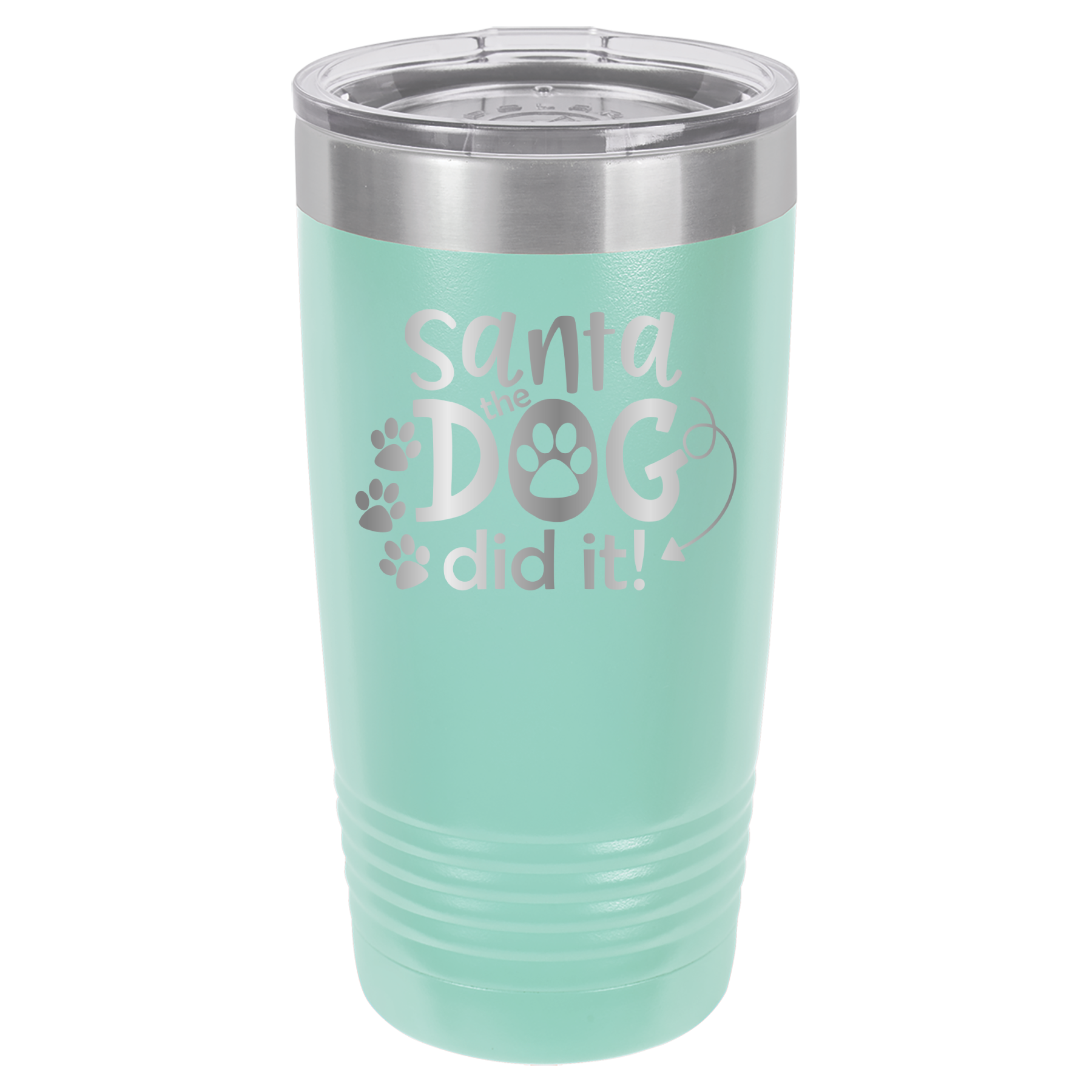 Santa, The Dog Did It - 20oz Polar Camel Tumbler image 3