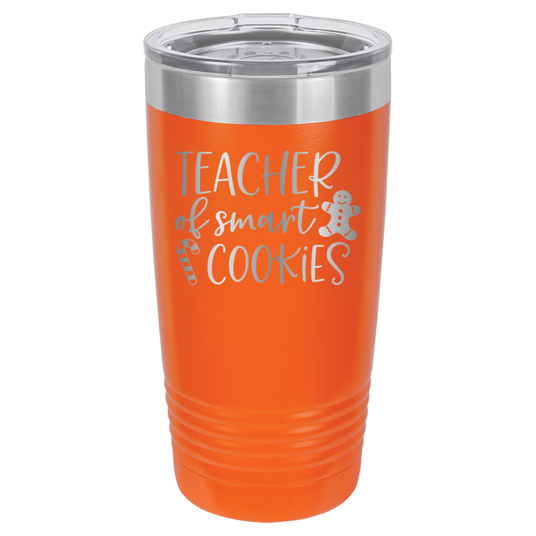 Teacher Of Smart Cookies - 20oz Polar Camel Tumbler - Orange image