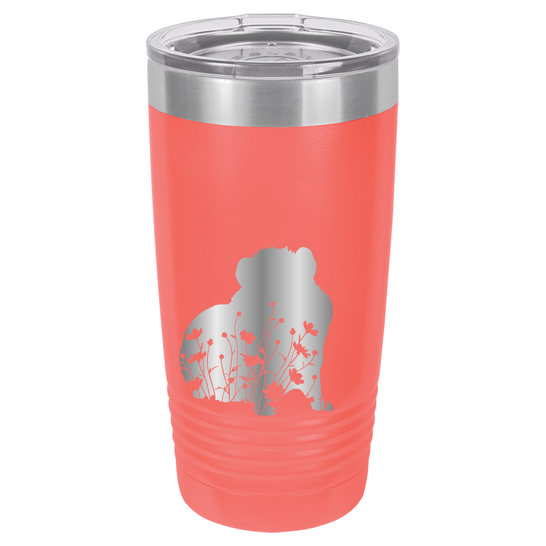 Floral Guinea Pig Design - 20oz Polar Camel Tumbler image 15