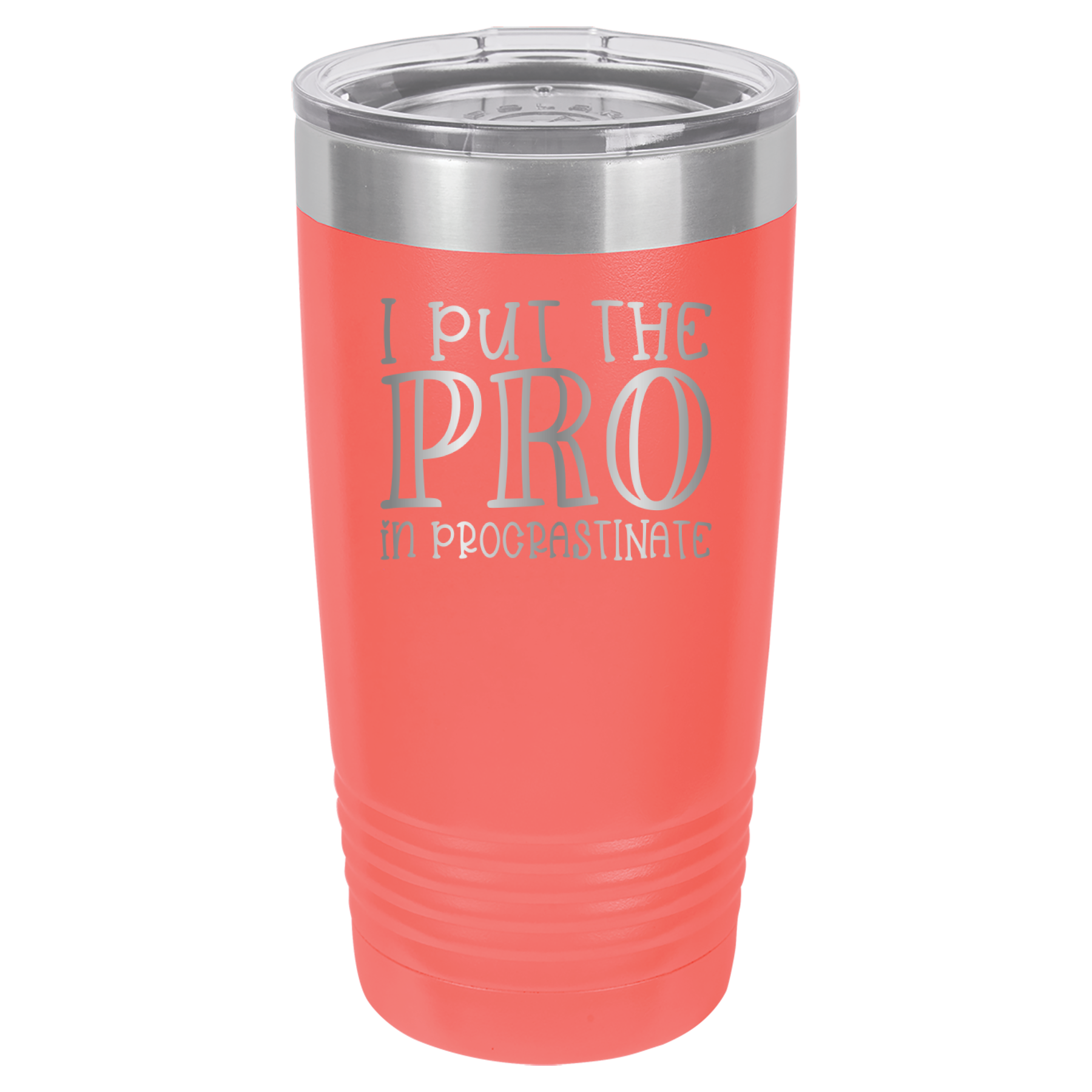 I Put the PRO in Procrastinate - Polar Camel 20oz Tumbler image 15